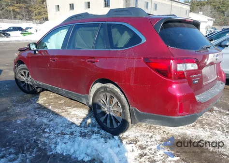 2015 Subaru Outback 2.5I Limited z USA, uszkodzony, nr VIN 4S4BSALC5F3320450